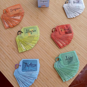 Material llaveros emocionales