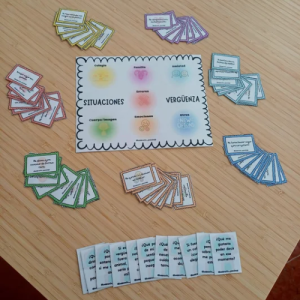 Material para trabajar la vergüenza