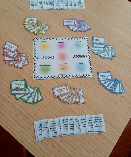 Material para trabajar la vergüenza